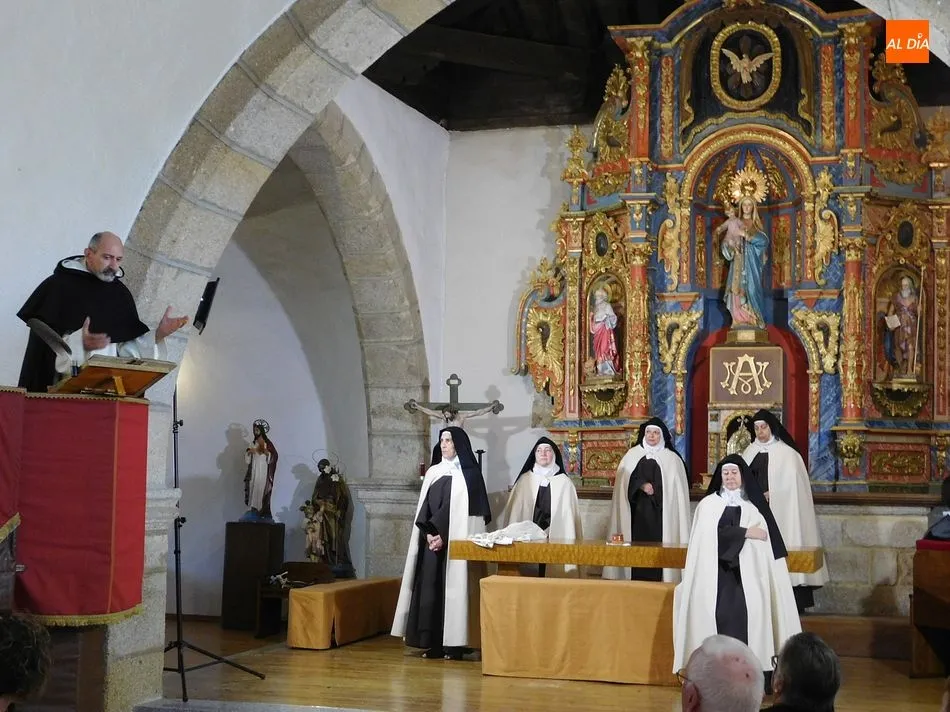 La iglesia parroquial acogió la función gracias a la colaboración con la Diputación de Salamanca