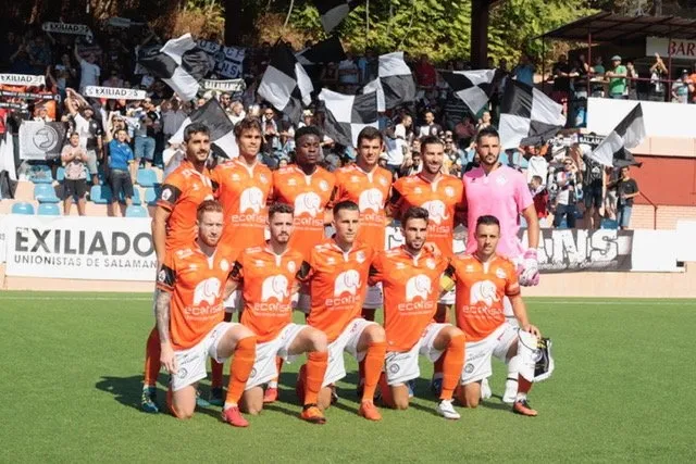 Once inicial de Unionistas en el duelo ante el Adarve. Imagen: Unionistas Twitter