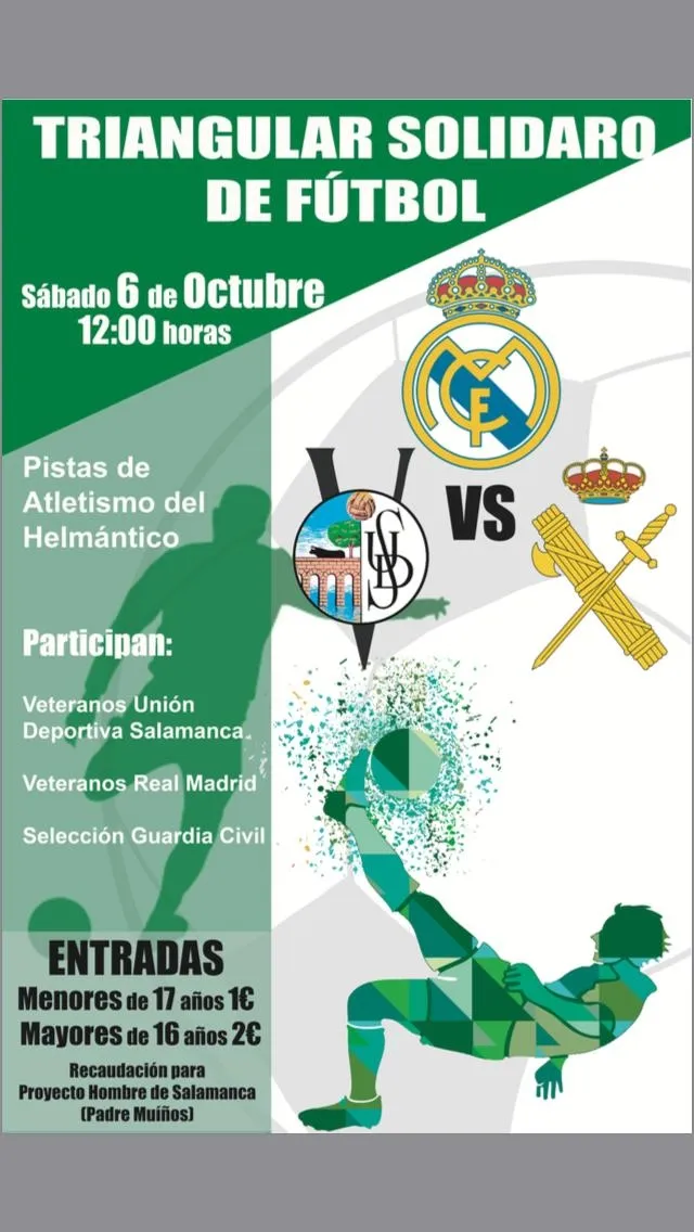 Foto 2 - Los veteranos del Real Madrid jugar&aacute;n con los de la UDS en las Pistas