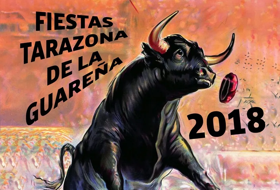 Cartel anunciador de las fiestas de Tarazona de Guareña