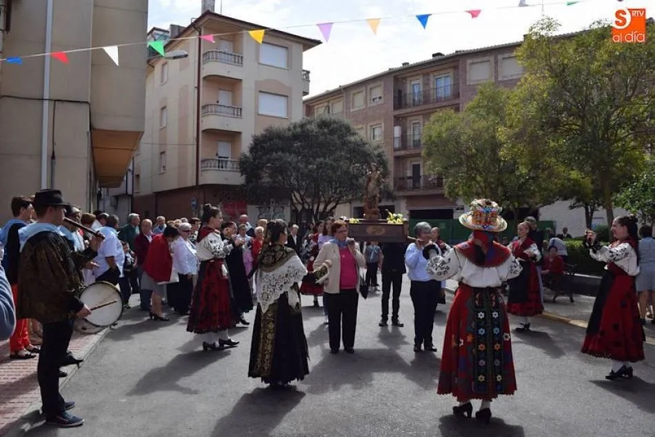 Procesión de San Miguel celebrado en el barrio que lleva su nombre