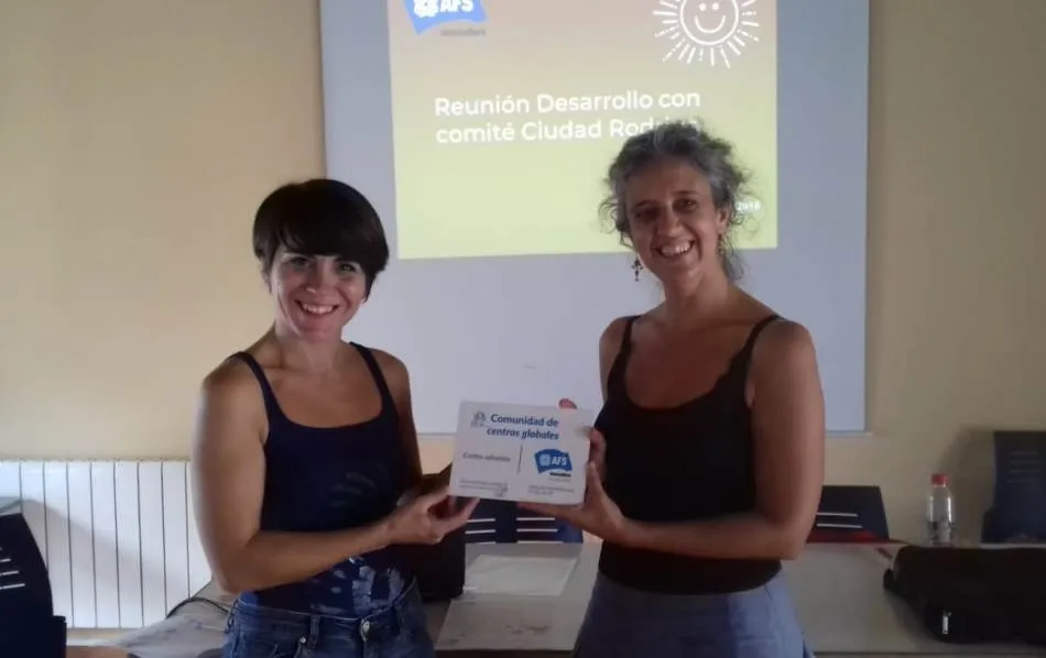 El Comité Local de AFS Intercultura se reúne con una responsable nacional de la entidad  