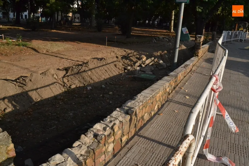 Foto 7 - En proceso de retirada la valla del Parque de la Florida que da a la Avenida de Espa&ntilde;a  