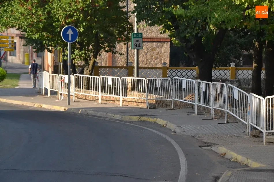 Foto 4 - En proceso de retirada la valla del Parque de la Florida que da a la Avenida de Espa&ntilde;a  