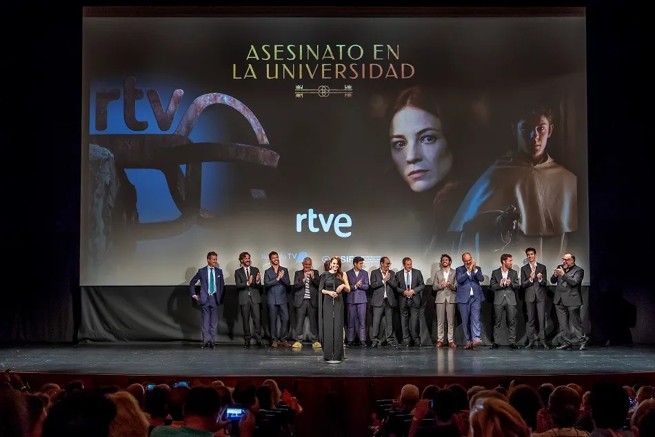 Foto 3 - RTVE estrena en el Festival de San Sebasti&aacute;n su thriller ambientado en la USAL