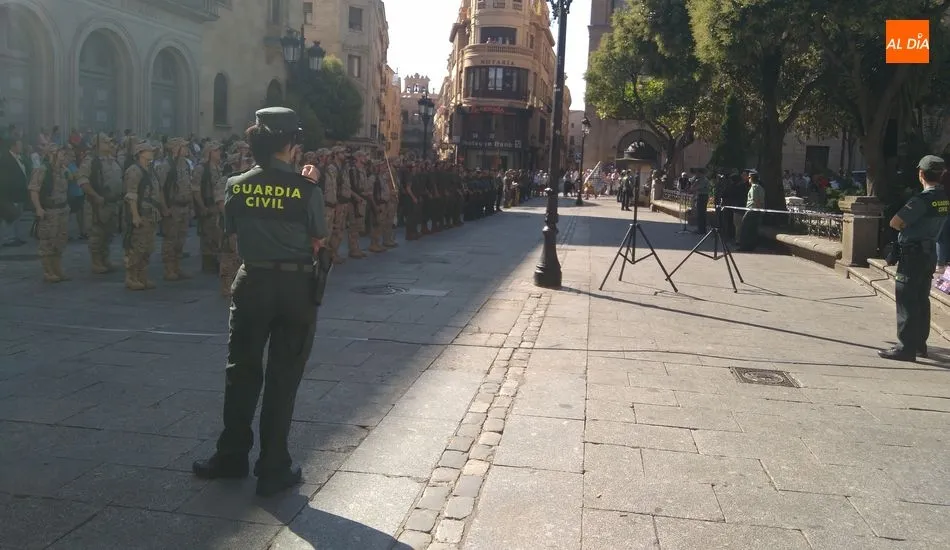 Foto 2 - La Guardia Civil y el Ej&eacute;rcito de Tierra toman Los Bandos&hellip;&nbsp;para ensayar un desfile