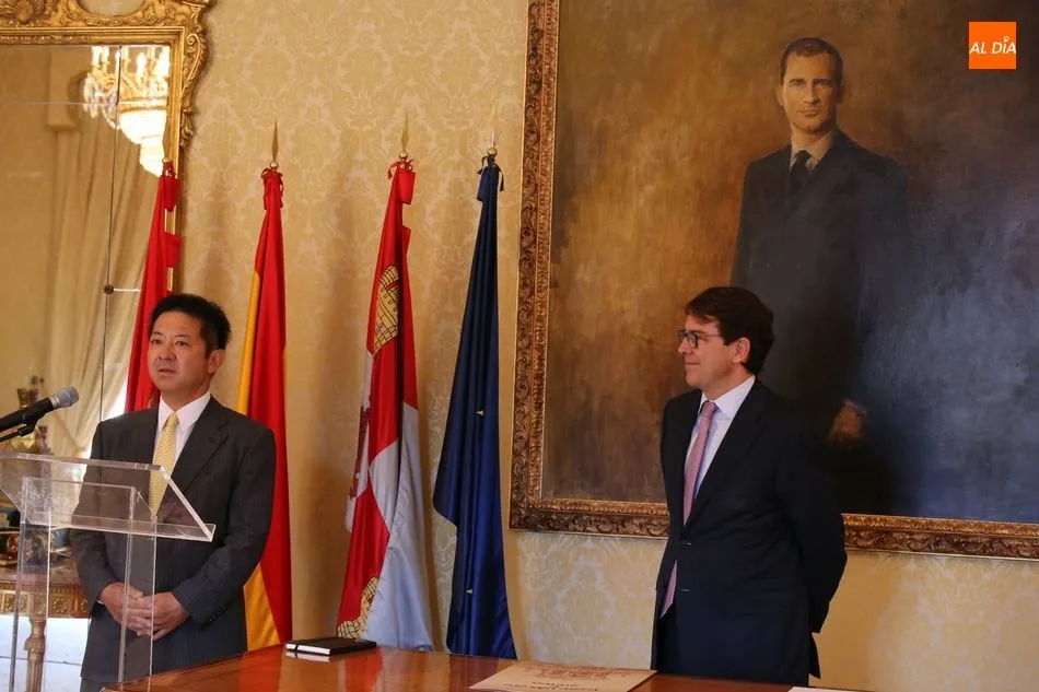 Foto 2 - Salamanca suma un nuevo Hu&eacute;sped Distinguido, el presidente de Mitsubishi Corporaci&oacute;n Espa&ntilde;a  