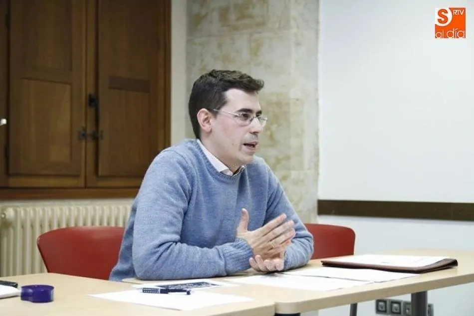 Tomás González Blázquez en una ponencia anterior / Foto: David Fernández