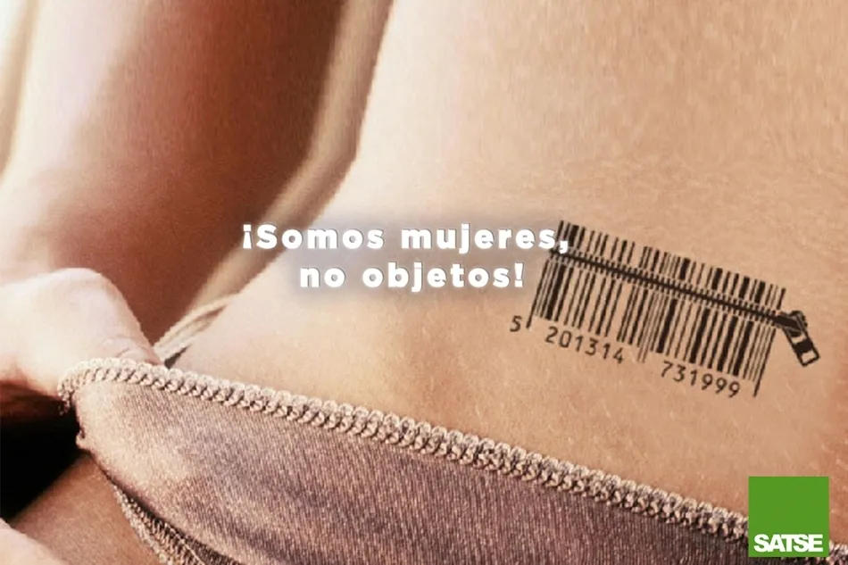 Imagen de la campaña de Satse para romper estereotipos