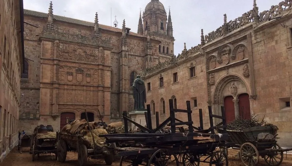 Rodaje de la película Asesinato en la Universidad / FOTO: Salamanca Film Commission
