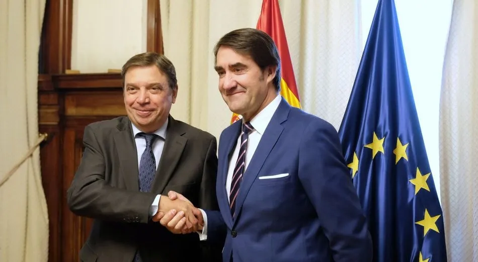 Luis Planas y Suárez-Quiñones, durante su encuentro en Madrid