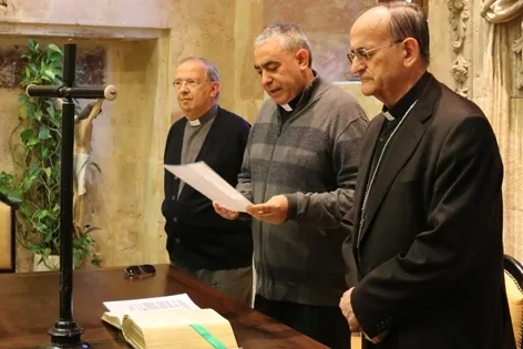 Foto 4 - Policarpo D&iacute;az toma posesi&oacute;n como vicario de pastoral de la Di&oacute;cesis de Salamanca