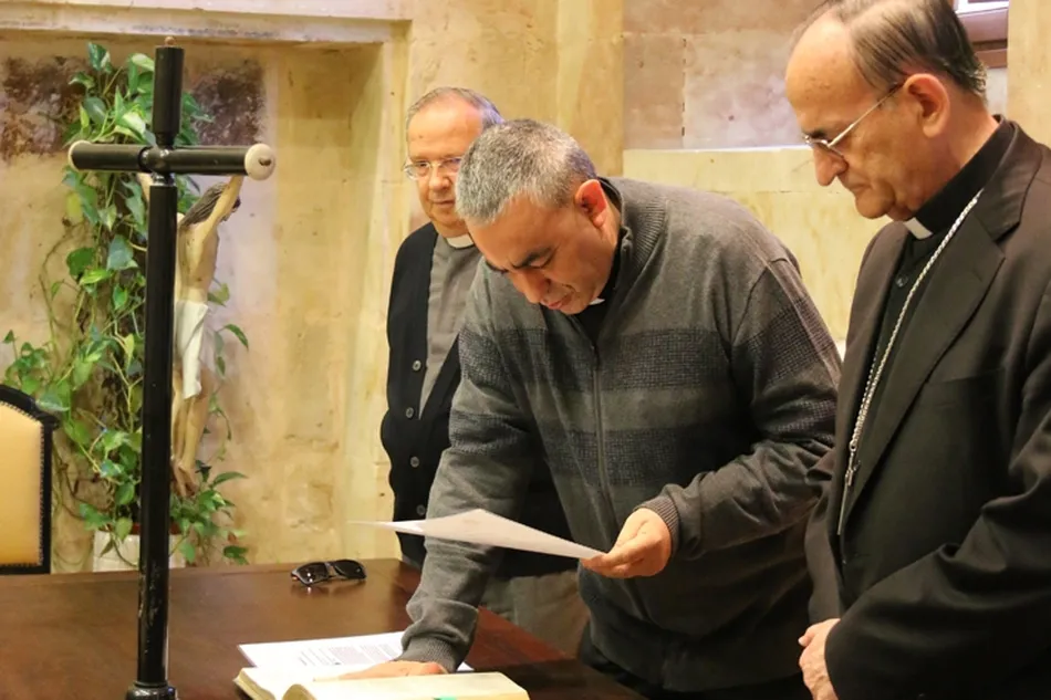 Foto 3 - Policarpo D&iacute;az toma posesi&oacute;n como vicario de pastoral de la Di&oacute;cesis de Salamanca