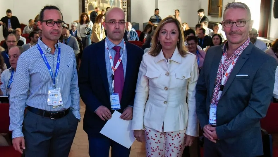 La vicerrectora Susana Pérez, en la segunda jornada del congreso de AEBios