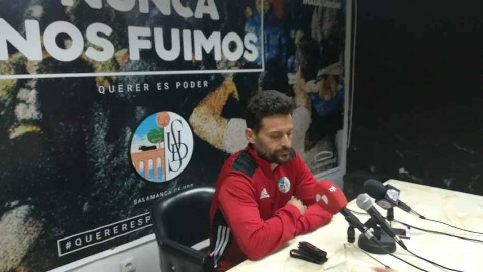 Escolar, en la rueda de prensa. Foto: RFG