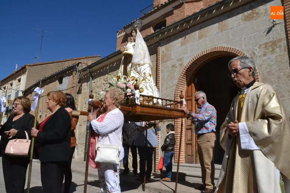 Domingo Peinado dice adiós a la Parroquia de Santa Marina durante la fiesta de la Virgen del...