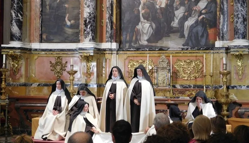 Representación en la capilla de la Universidad