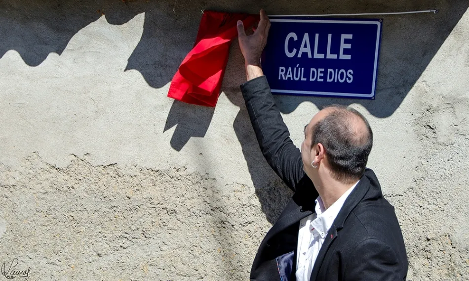 Foto 4 - Homenaje a Ra&uacute;l de Dios con la dedicatoria de una calle en Chagarc&iacute;a Medianero