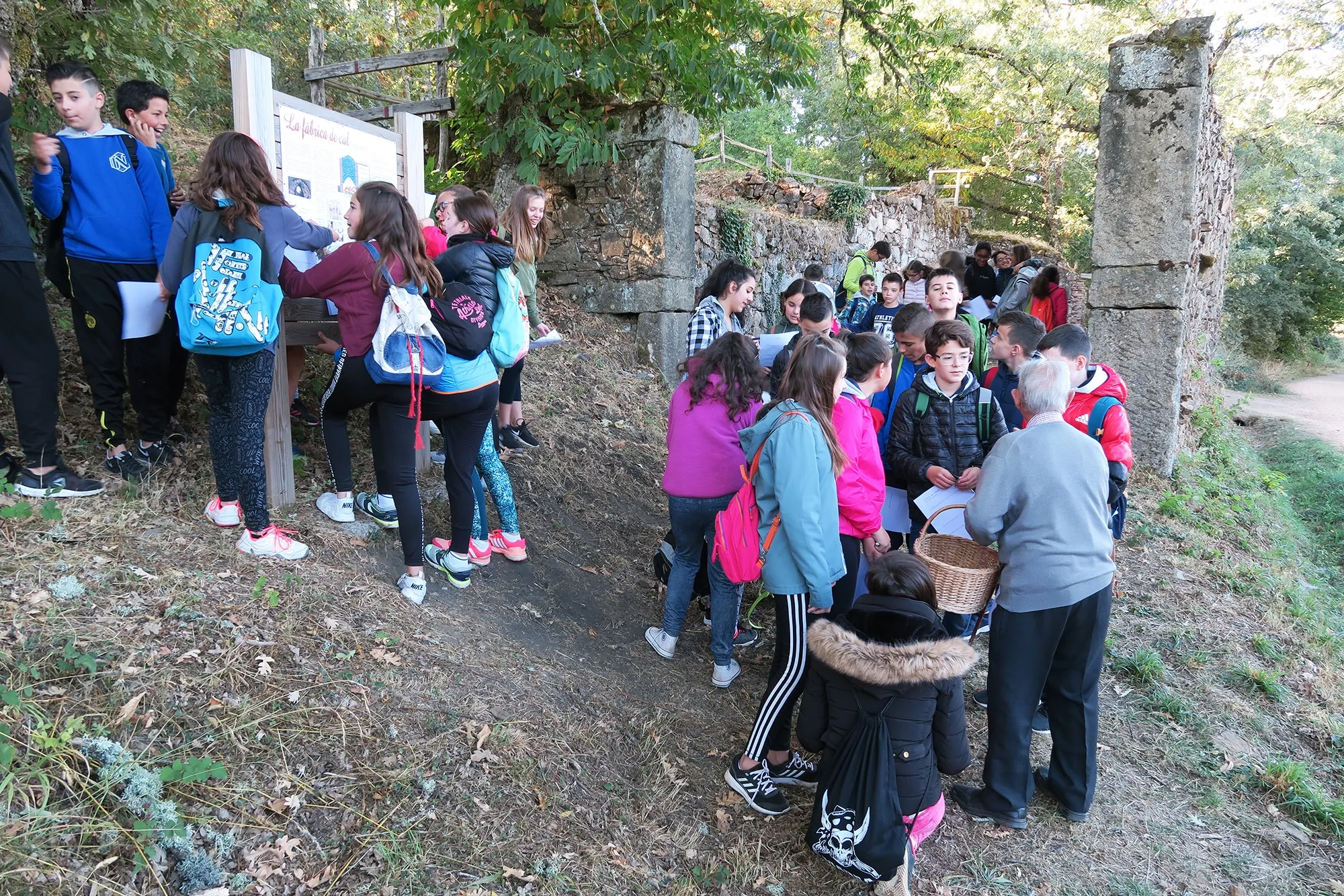 Foto 5 - Alumnos del IES Leonardo Da Vinci realizan una excursi&oacute;n al bosque de la Honfr&iacute;a y Pico Cervero