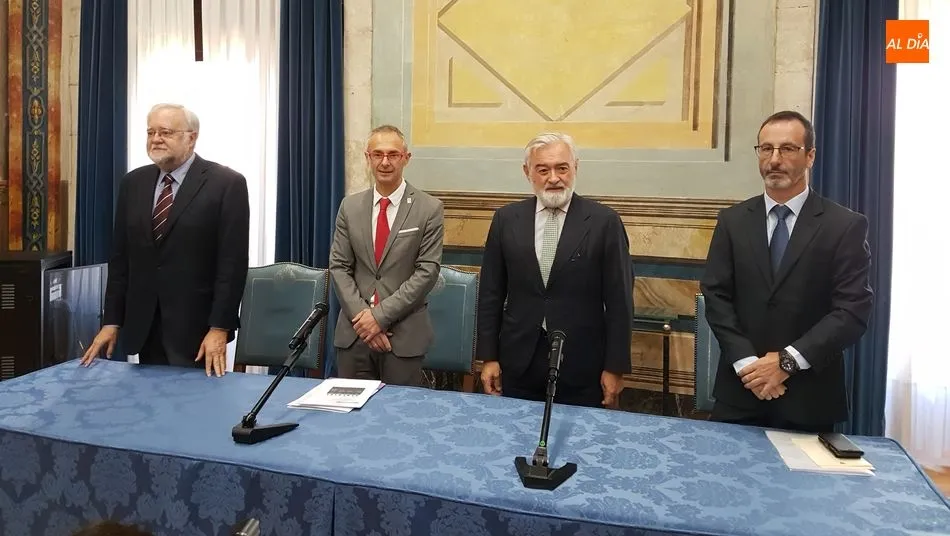 Ignacio Bosque, Ricardo Rivero, Darío Villanuea y Jesús Fernández