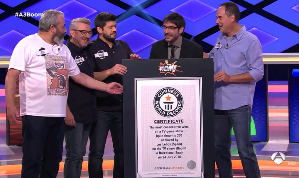 Los Lobos reciben parte del dinero ganado y la acreditación de su Récord Guinness  