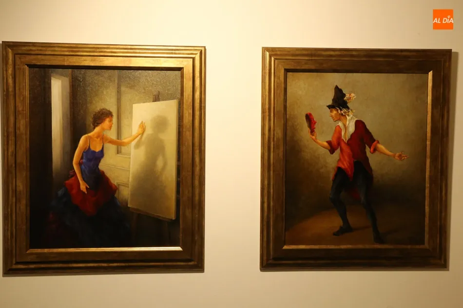 Foto 11 - El pe&ntilde;arandino Alejandro Mesonero muestra sus &lsquo;Pinturas le&iacute;das&rsquo; en la sala de exposiciones La ...