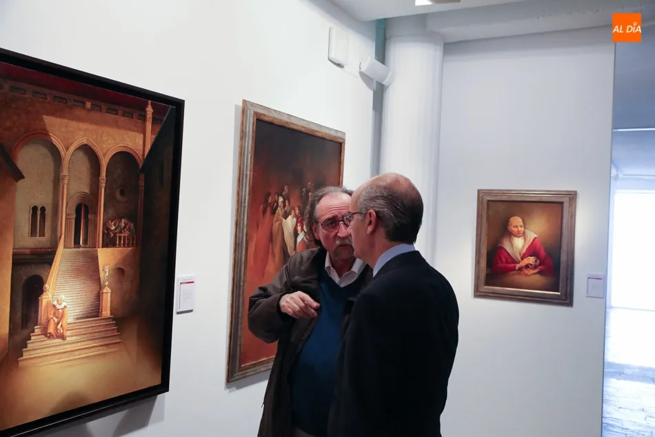 Foto 8 - El pe&ntilde;arandino Alejandro Mesonero muestra sus &lsquo;Pinturas le&iacute;das&rsquo; en la sala de exposiciones La ...