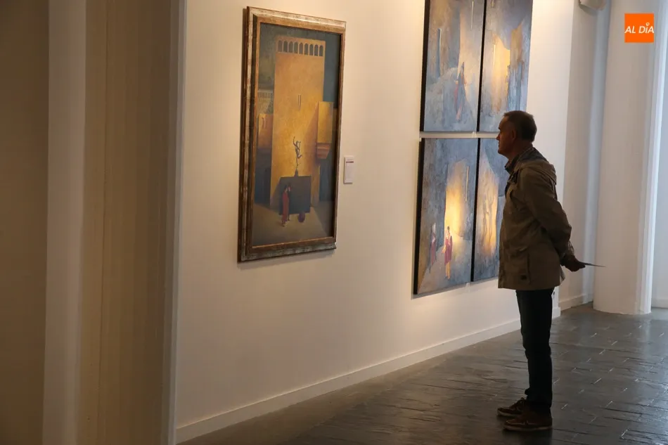 Foto 7 - El pe&ntilde;arandino Alejandro Mesonero muestra sus &lsquo;Pinturas le&iacute;das&rsquo; en la sala de exposiciones La ...