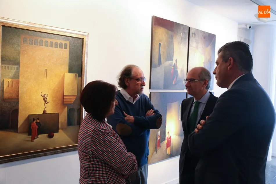 Foto 5 - El pe&ntilde;arandino Alejandro Mesonero muestra sus &lsquo;Pinturas le&iacute;das&rsquo; en la sala de exposiciones La ...
