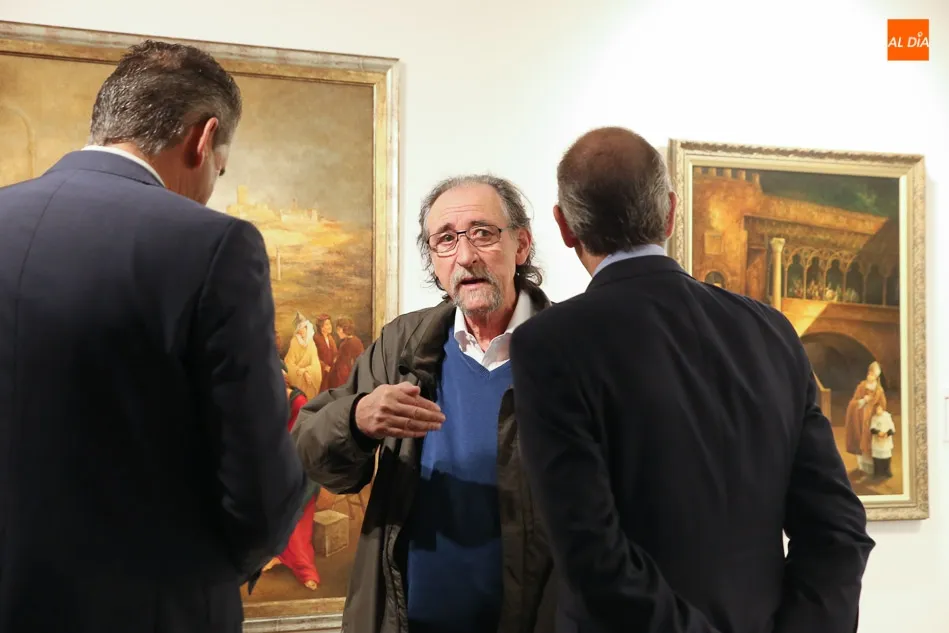 Foto 2 - El pe&ntilde;arandino Alejandro Mesonero muestra sus &lsquo;Pinturas le&iacute;das&rsquo; en la sala de exposiciones La ...