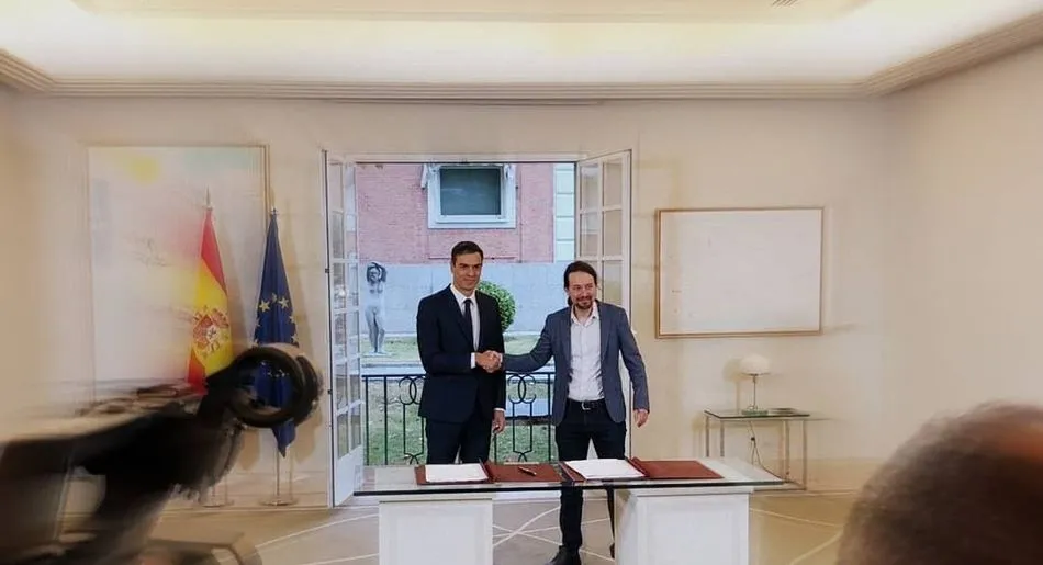 Pedro Sánchez y Pablo Iglesias