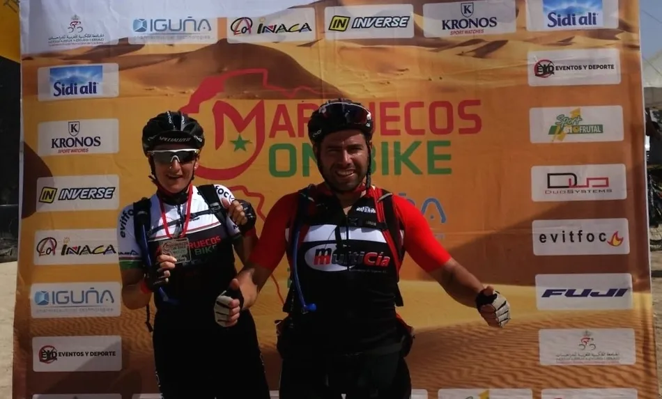 Ainhoa Castaño finaliza en el podio absoluto la Marruecos on Bike  