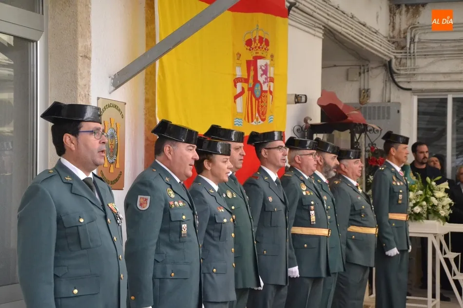 La fiesta de la Guardia Civil recupera el ritmo tradicional tras la exaltación patriótica del...
