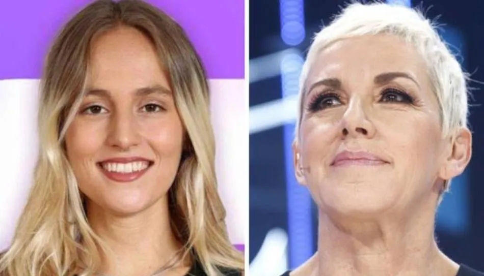María, concursante de OT, y Ana Torroja, cantante