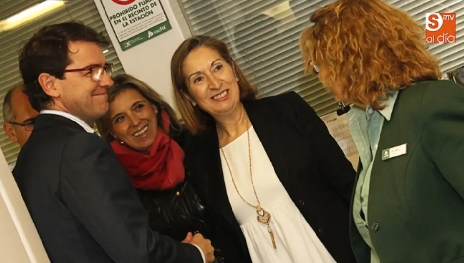 Ana Pastor, presidenta del Congreso de los Diputados, en una de sus visitas a Salamanca