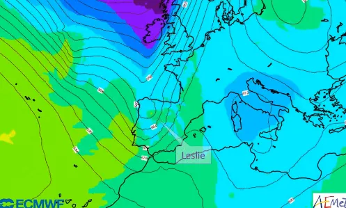La comarca mirobrigense se libra prácticamente por completo del ciclón tropical Leslie  