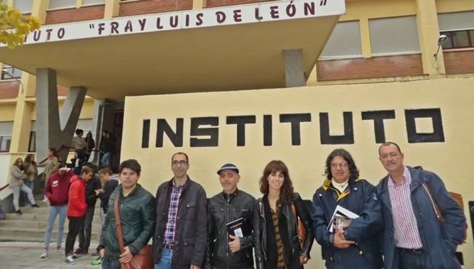 Foto 2 - Seis poetas de Espa&ntilde;a y Am&eacute;rica leer&aacute;n sus versos a los estudiantes del Fray Luis de Le&oacute;n  