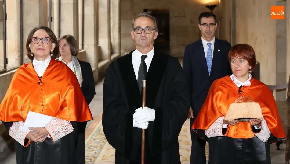 Investidura de Rebeca Grynspan como doctora honoris causa de la USAL. Foto: Alberto Martín