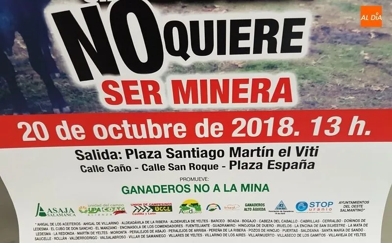 Foto 2 - Los ganaderos se manifestar&aacute;n el s&aacute;bado en Vitigudino contra la mina de uranio