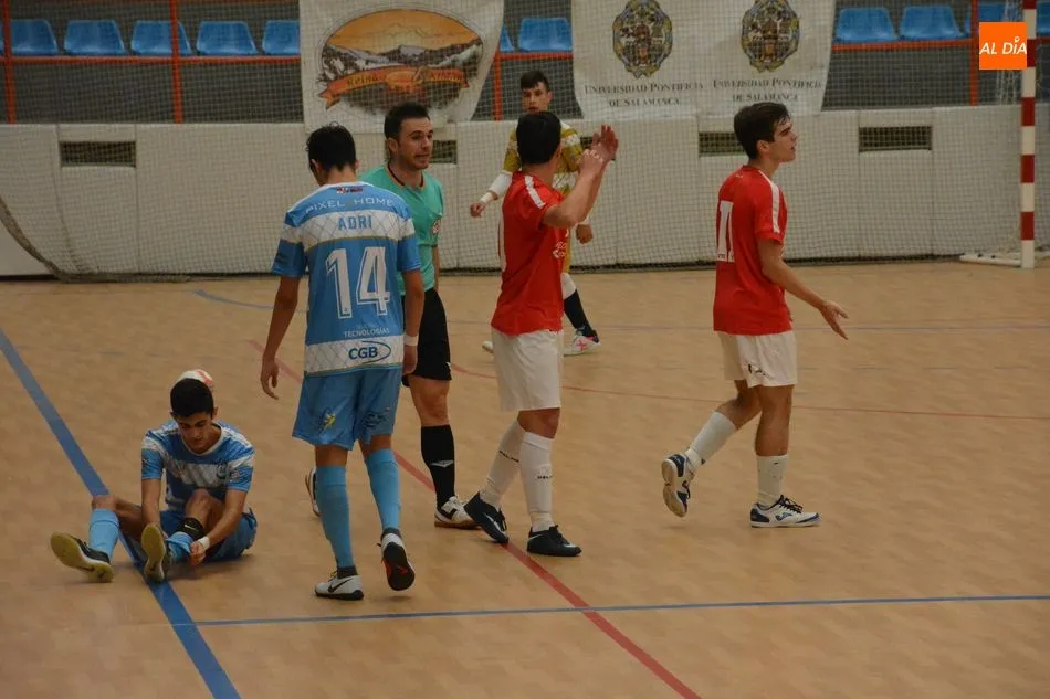 Foto 2 - El Salamanca FS logra una trabajada victoriafrente al Tierno Galv&aacute;n (3-2)