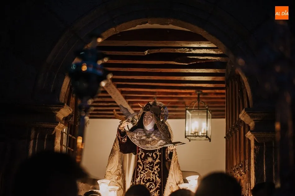 Santa Teresa regresó a la clausura del convento de la Anunciación