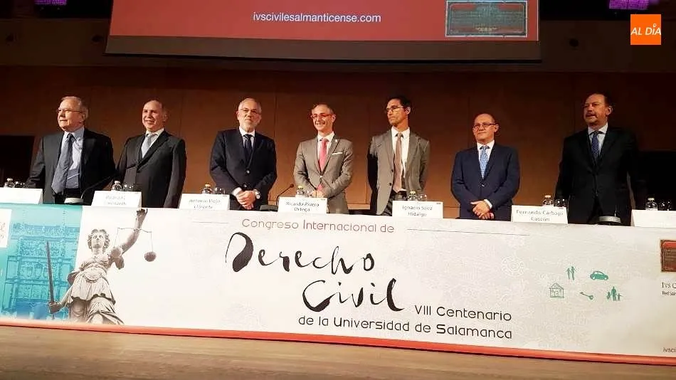 Inauguración del Congreso Internacional de Derecho Civil, en la Hospedería Fonseca
