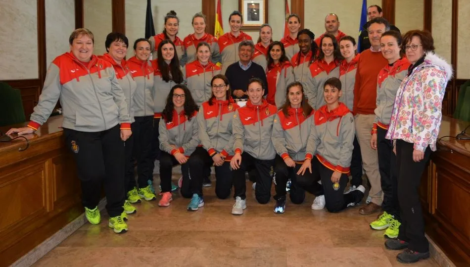 Las Guerreras durante su estancia en Béjar