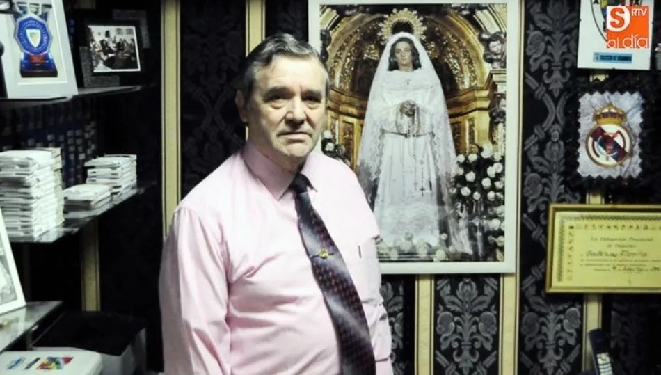 Miguel Hernández Rubio, presidente de la Hermandad de La Soledad