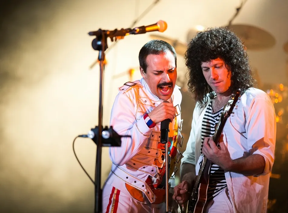 La banda tributo Dios Salve a la Reina (God Save The Queen), un espectáculo único. Foto: RML