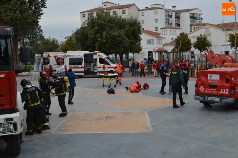 Foto 6 - El parque La Huerta se convierte en epicentro de un simulacro de emergencia