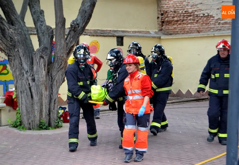 Foto 3 - El parque La Huerta se convierte en epicentro de un simulacro de emergencia