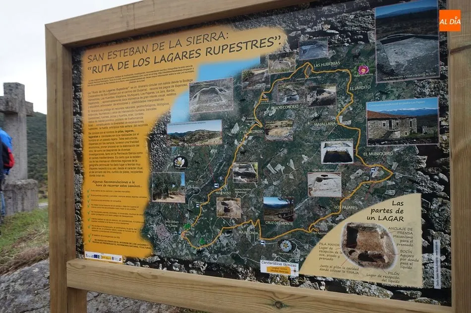 Foto 11 - El oto&ntilde;o m&aacute;s lluvioso recibe a los visitantes de la Ruta de los Lagares Rupestres