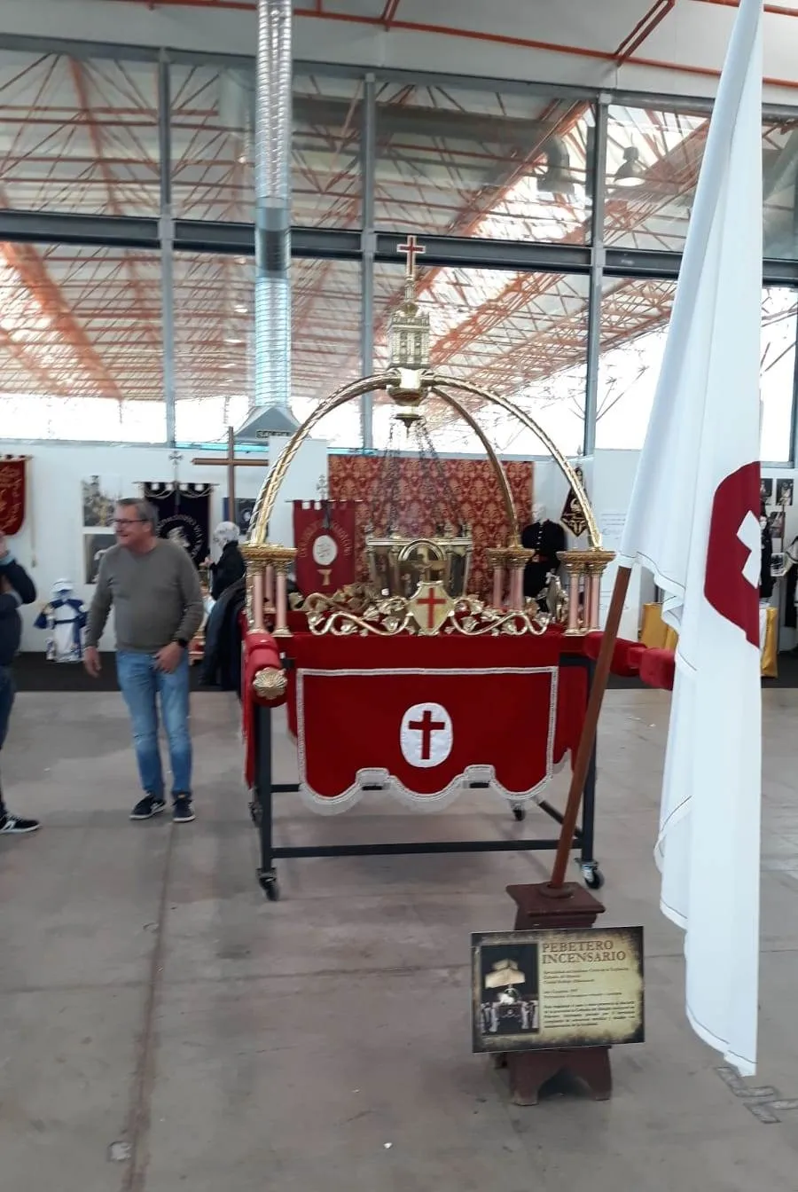 Foto 3 - Grata experiencia de la Cofrad&iacute;a del Silencio en la Feria Nacional de Arte Cofrade  