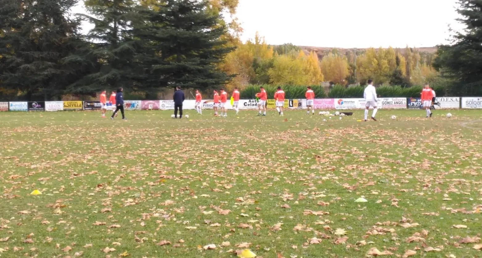 El Campo de La Granja, minutos antes de empezar el partido
